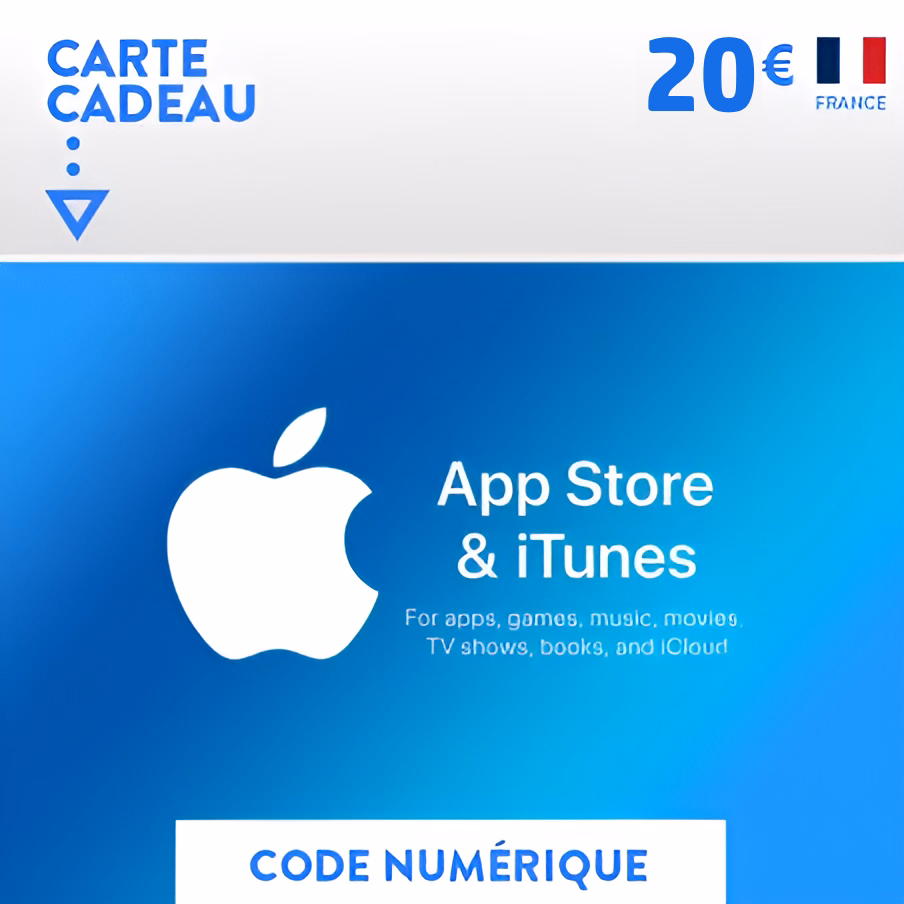 Cartes itunes 20 euro